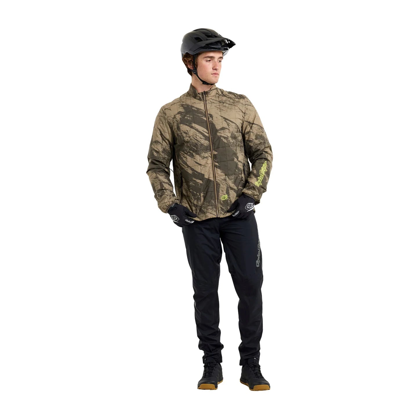 Troy Lee Designs Crestline Cycling Jacket - Rockslide - Timber