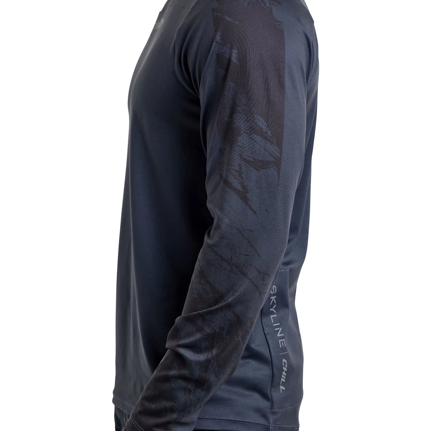 Troy Lee Designs Skyline Chill Long Sleeve MTB Jersey - Rockslide - Obsidian