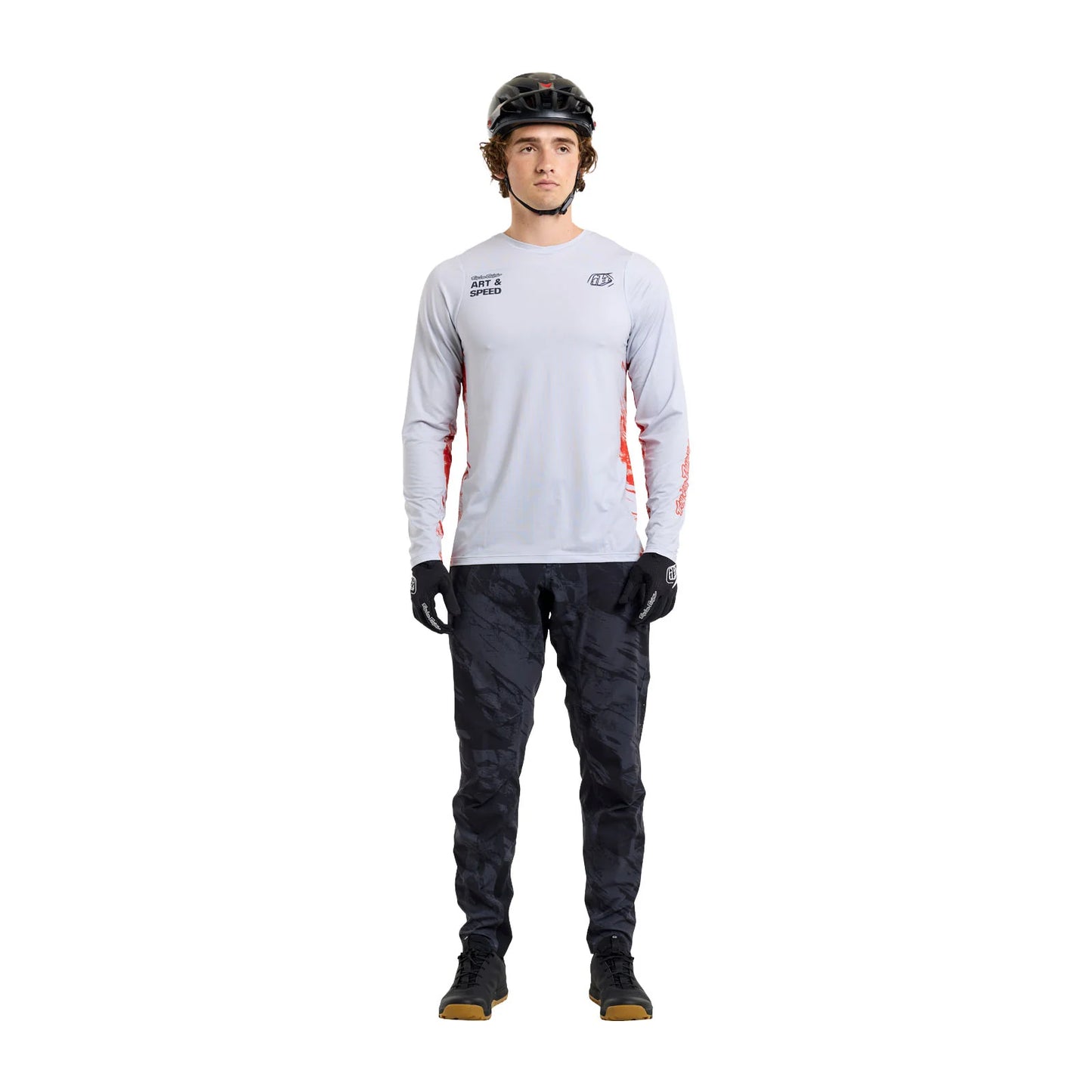 Troy Lee Designs Skyline Long Sleeve MTB Jersey - Elemental - Limestone