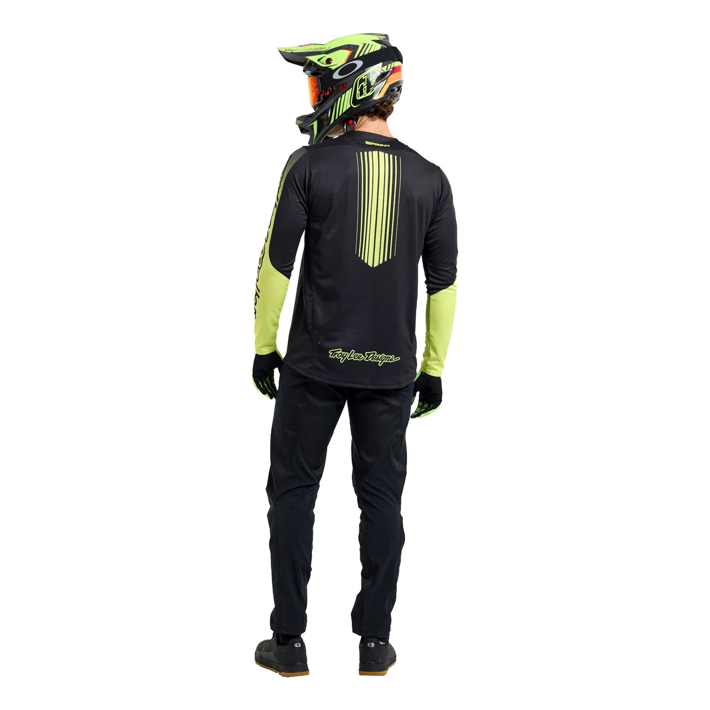 Troy Lee Designs Sprint Long Sleeve MTB Jersey - Segment - Black
