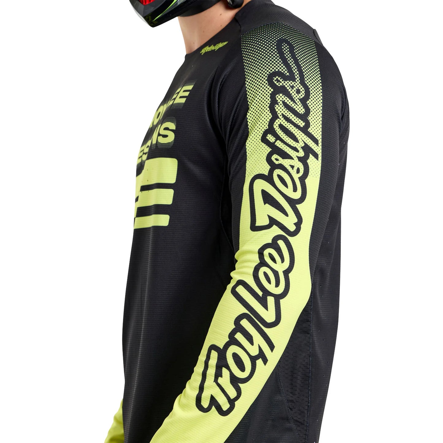 Troy Lee Designs Sprint Long Sleeve MTB Jersey - Segment - Black