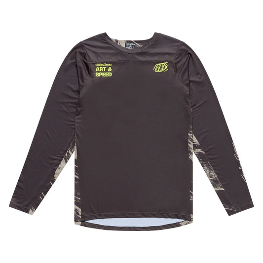 Troy Lee Designs Skyline Long Sleeve MTB Jersey - Elemental - Dark Earth