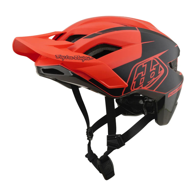 Troy Lee Designs Flowline SE MTB Helmet - Hydro - Coral-Charcoal