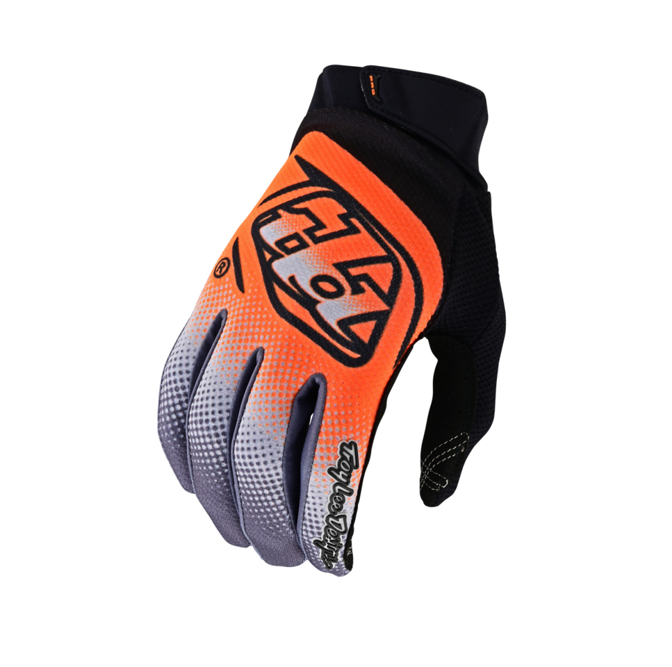 Troy Lee Designs GP Pro MTB Glove - Bands - Neo Orange-Gray