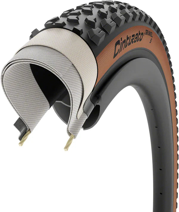 Pirelli Cinturato Gravel S 700c Gravel Tire - Tanwall