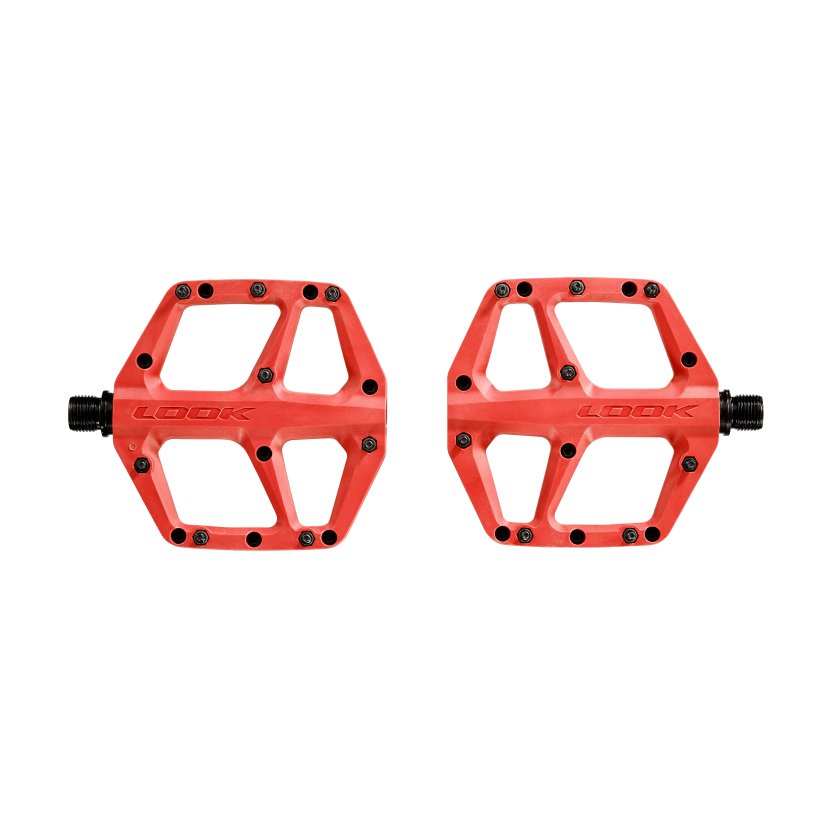 Look Trail Fusion Flat Pedals - Red