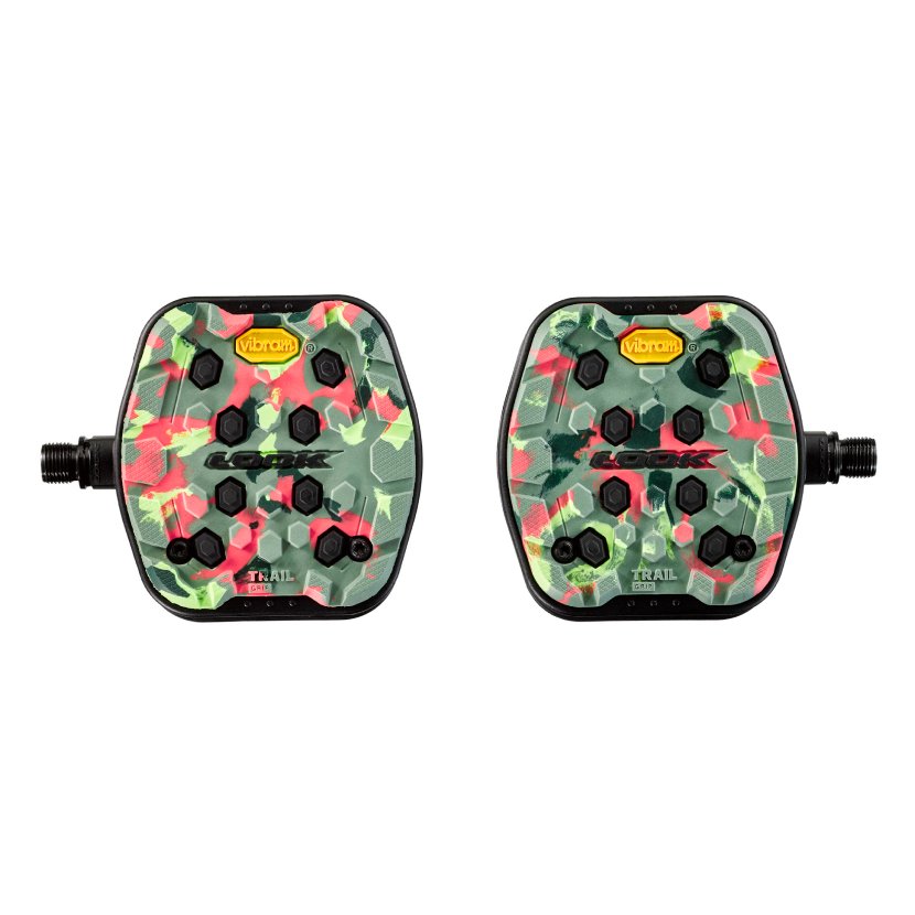 Look GEO Trail Grip Platform Pedals - Camo
