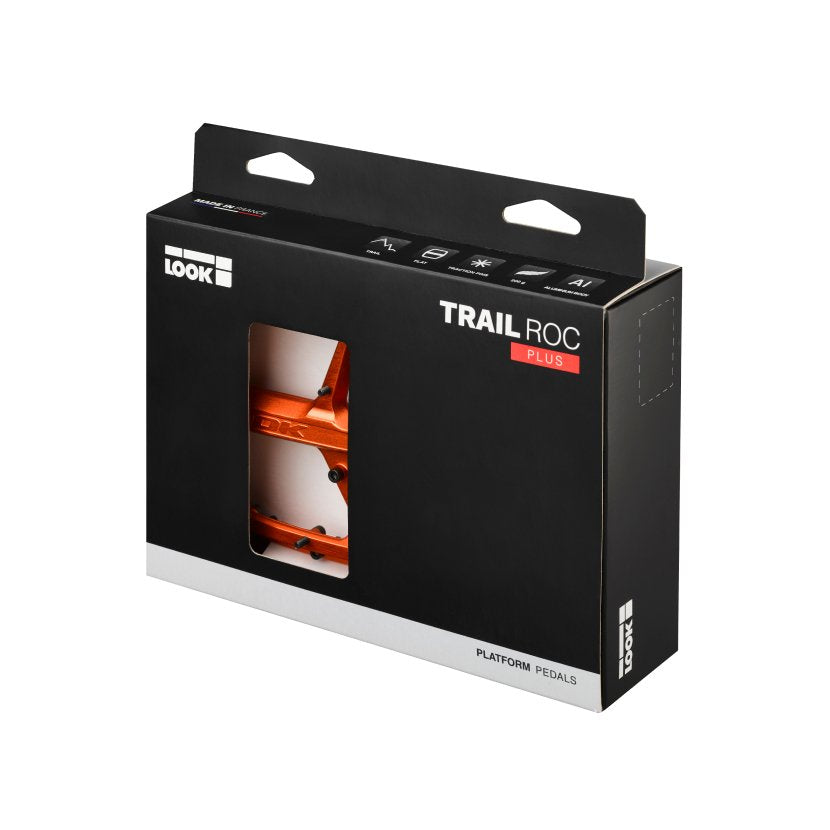 Look Trail Roc Plus Flat Pedals - Orange