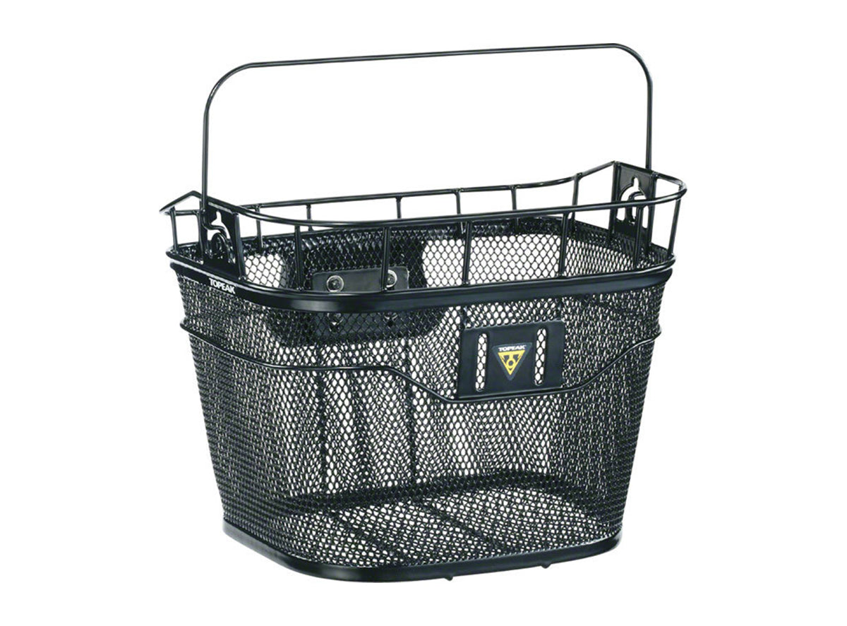 Topeak Front Basket with Fixer 3 Handlebar Bracket Black