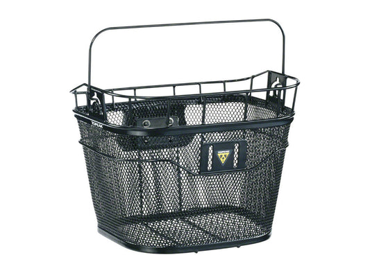 Topeak Front Basket with Fixer 3 Handlebar Bracket Black