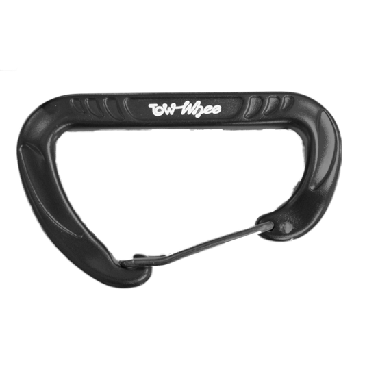 TowWhee Extra Mini Carabiner - Black Black