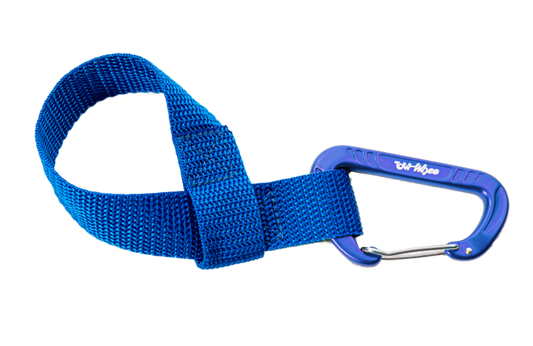 TowWhee Quick Loop 12" Strap with Mini Carabiner - Blue Blue