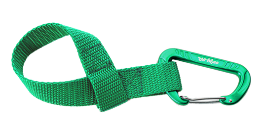TowWhee Quick Loop 12" Strap with Mini Carabiner - Green Green