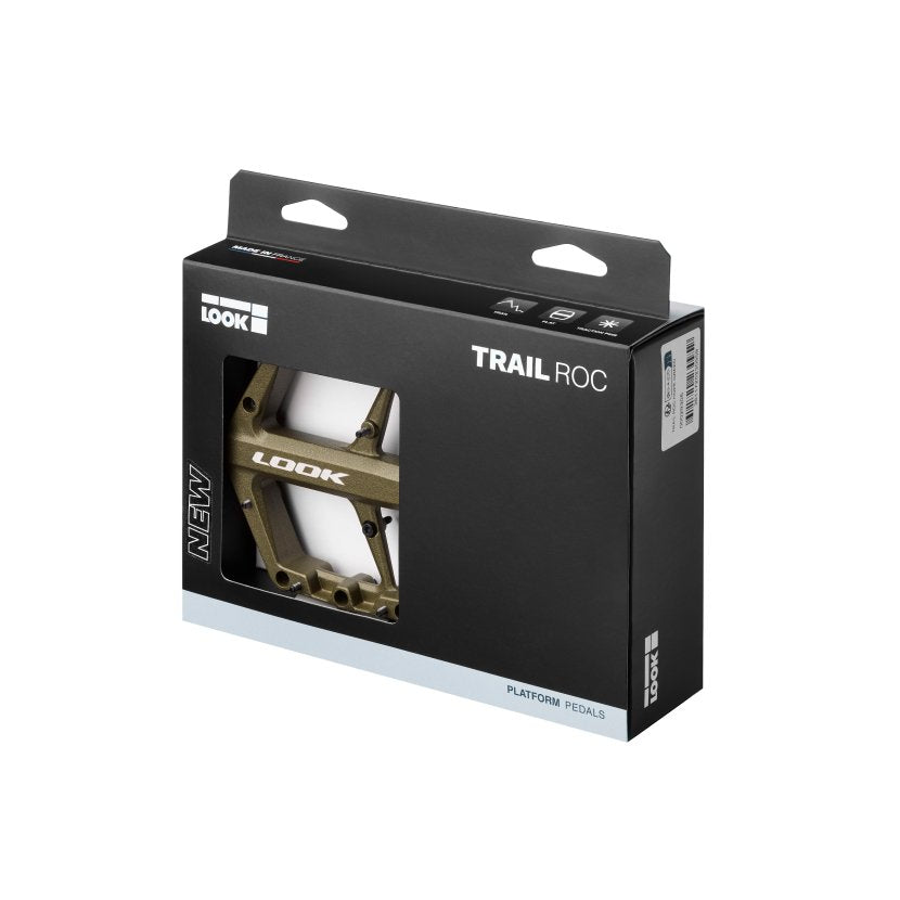 Look Trail Roc Flat Pedals - Hope Green