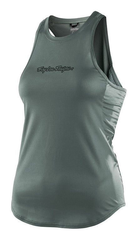 Troy Lee Designs Luxe Tank - Womens - Steel Green - 2022 Steel Green X-Small