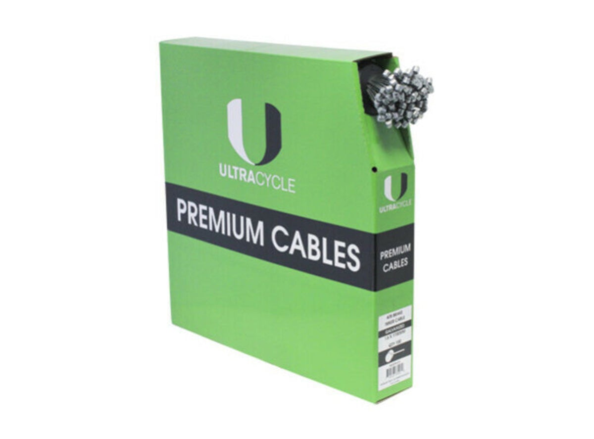Ultracycle Galvanized MTB Brake Cable - Silver Silver 1700mm