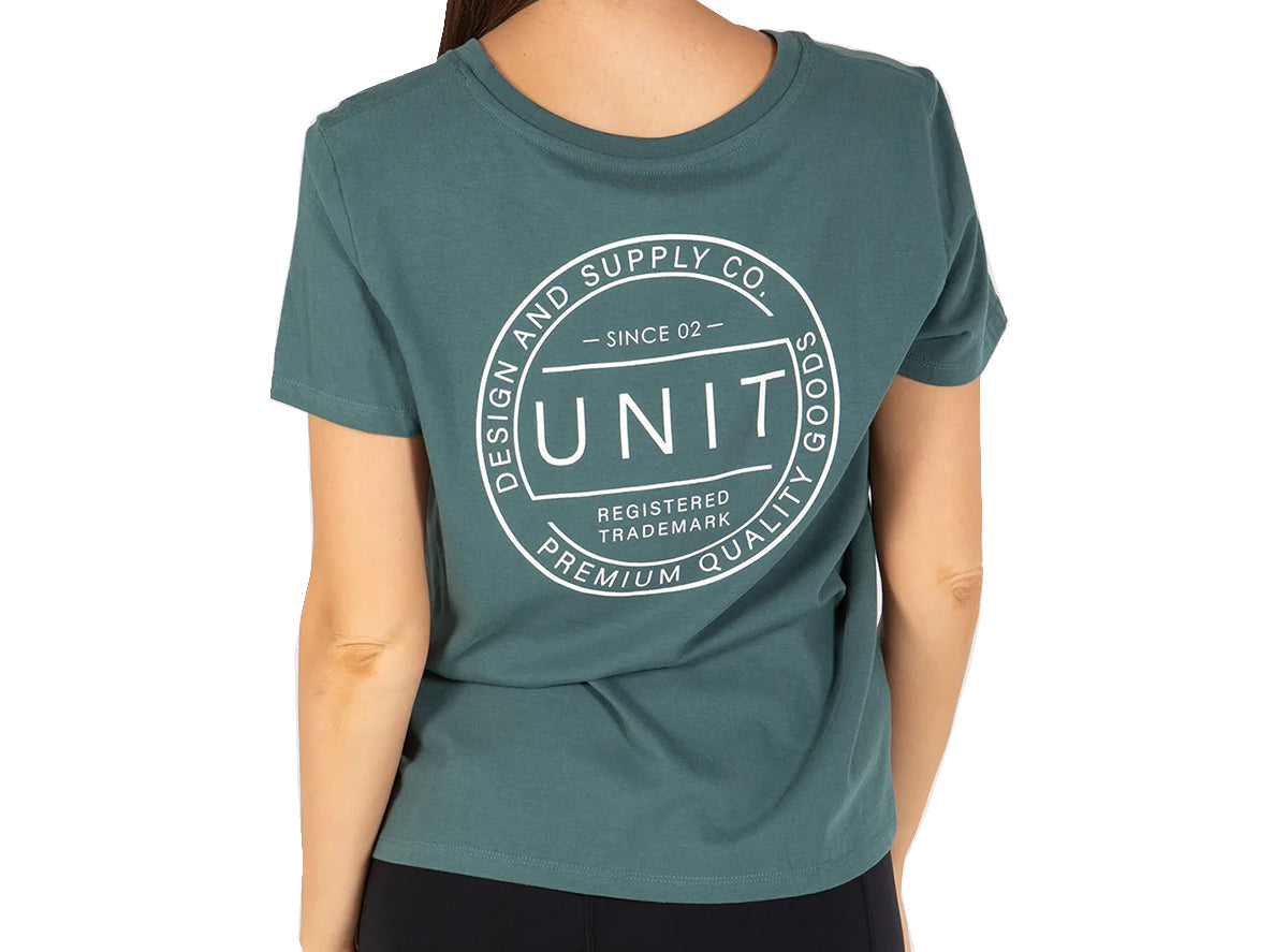 Unit Zenith Tee - Womens - Mid Green