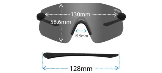 Tifosi Vogel SL Single Lens Sunglasses - BlackOut