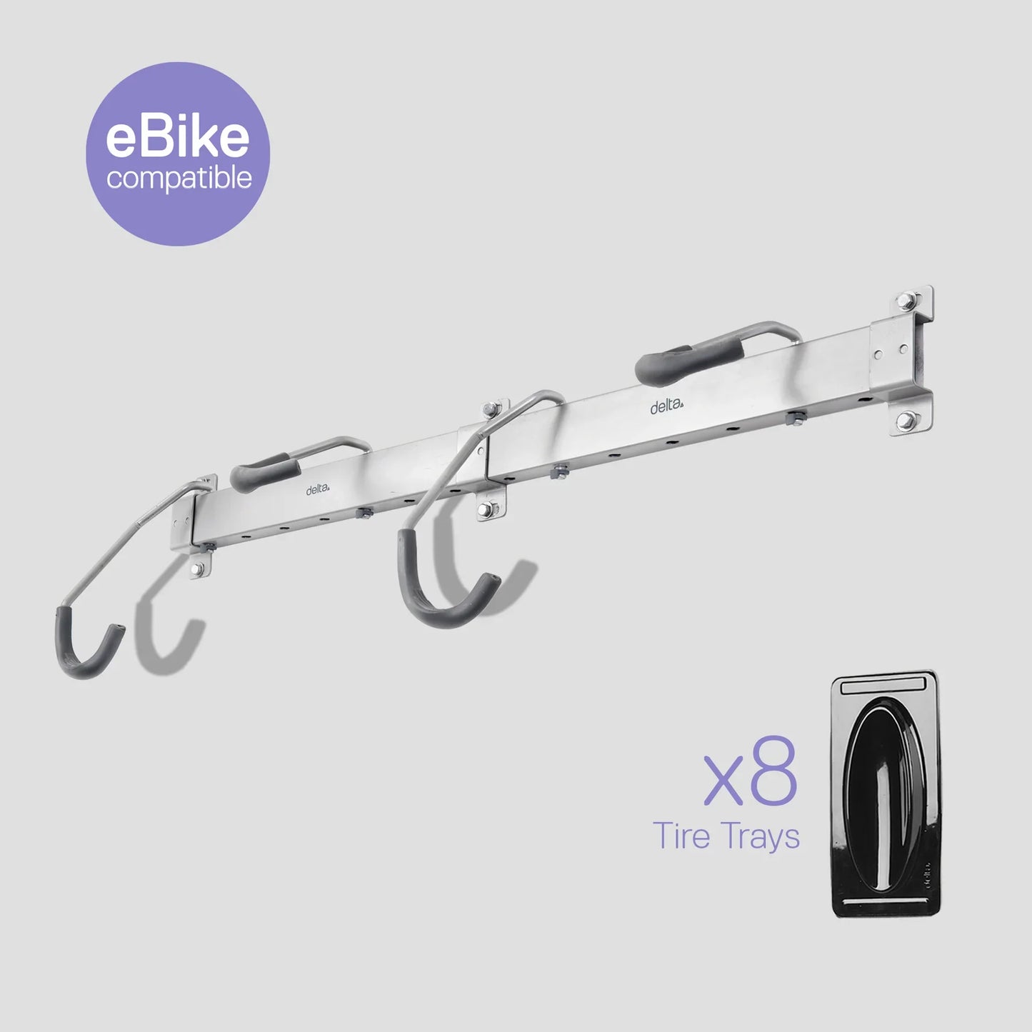 Delta Heavy Duty Rail Rack - 4 Bike