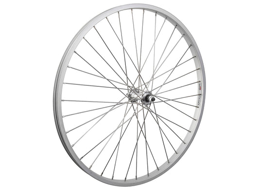 WheelMaster 26" Alloy MTB Wheel - Front Silver Bolt On - 3/8" - 36h