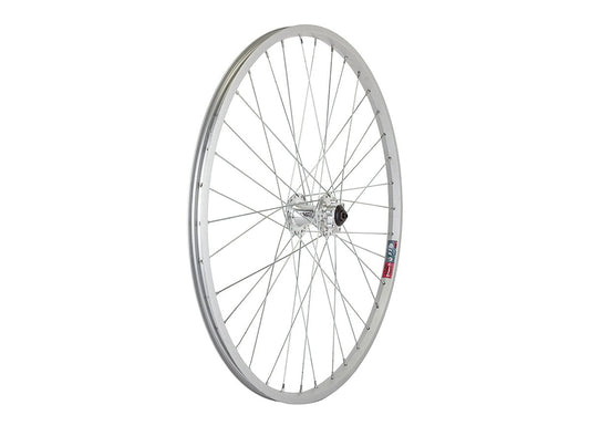 WheelMaster 26" Alloy Disc Single Wall MTB Wheel - Front Silver QR - 1.5" - 36h - 6-Bolt