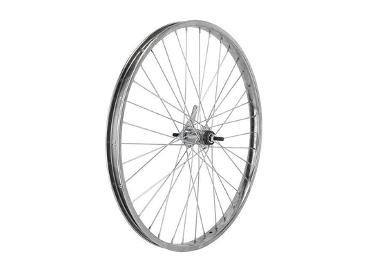WheelMaster 26" Steel Cruiser Coaster Wheel - Rear - Silver Silver 36h