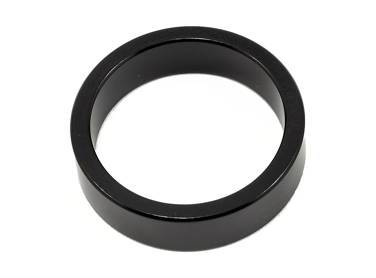 Wheels Manufacturing Aluminum Headset Spacer - 1" x 10mm - Black Black 1"