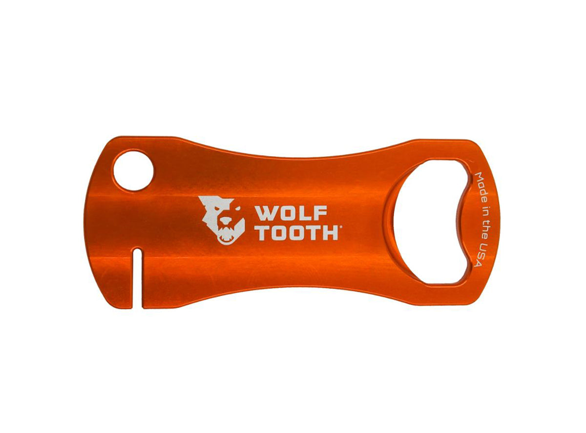 Wolf Tooth Components Bottle Opener With Rotor Truing Slot Black