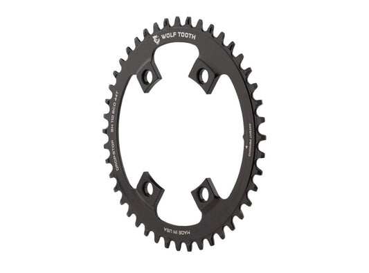 Wolf Tooth Components Drop-Stop Chainring Black 36t 110mm - 4-Bolt