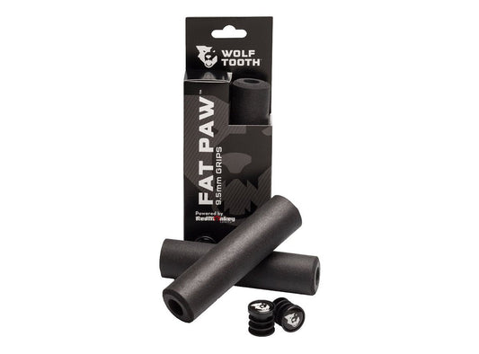 Wolf Tooth Components Fat Paw Grips - Black Black