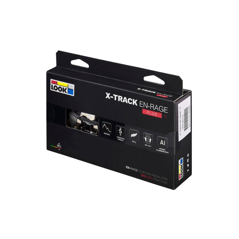 Look X-Track En-Rage+ Ti MTB Pedals - Black