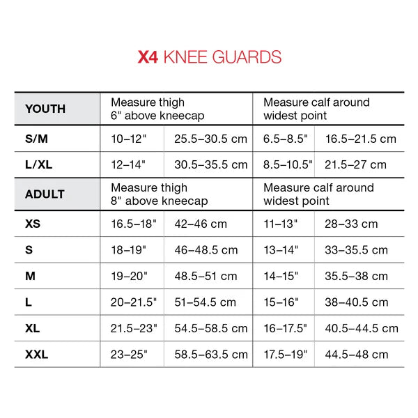 G-Form Pro-X4 Knee Guard - Youth - Black