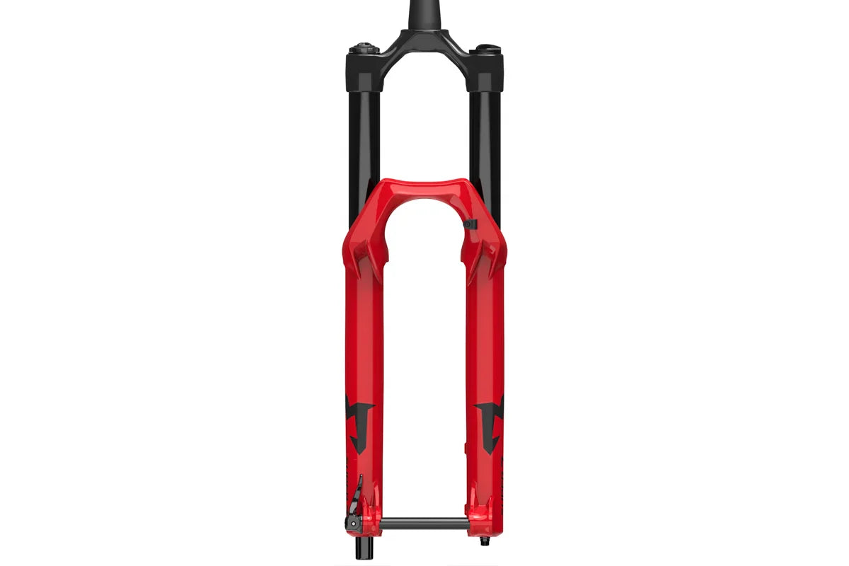 Marzocchi Super Z 180 29 15QRx110 - Gloss Red-Clear Logo