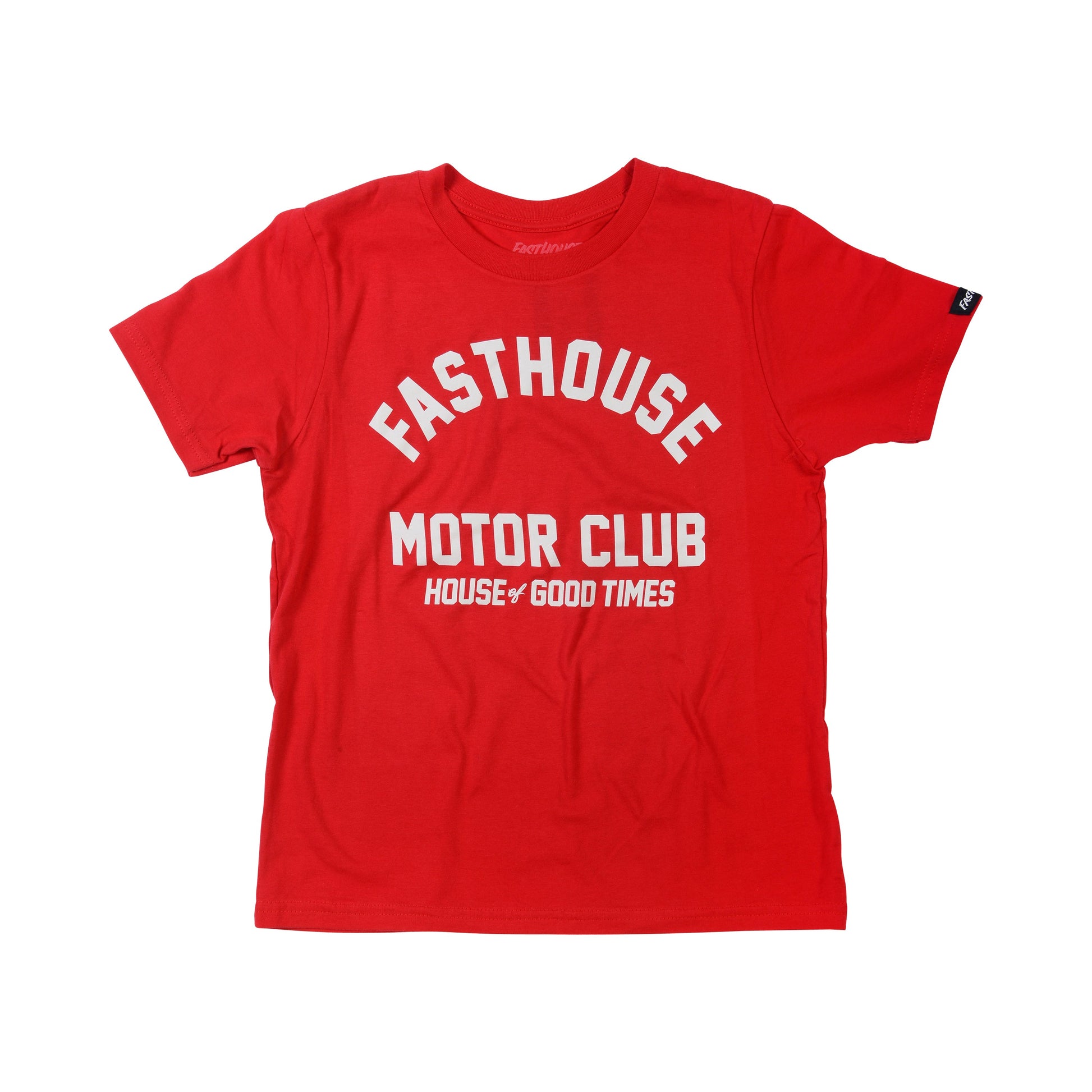 Fasthouse Brigade Tee - Youth - Red - 2022 Red X-Small