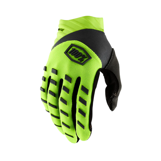 100% Airmatic Glove - Fluo Yellow-Black