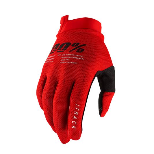 100% iTrack Glove - Red