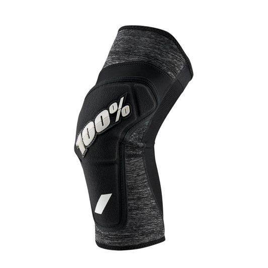 100% Ridecamp Knee Guard - Heather Gray-Black