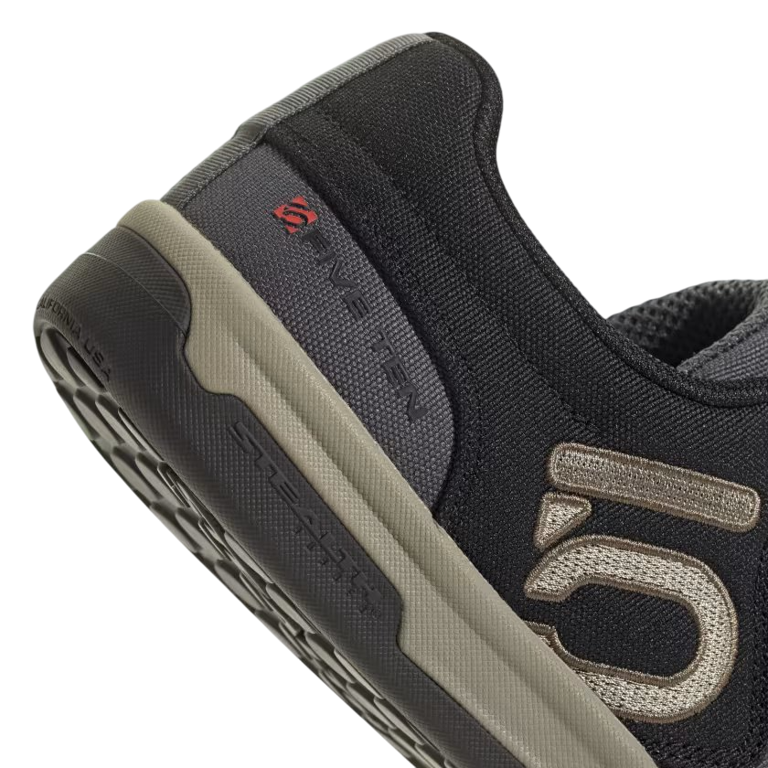 Five Ten Freerider Pro Canvas Flat Pedal Shoe - Gray Six-Silver Pebble-Core Black