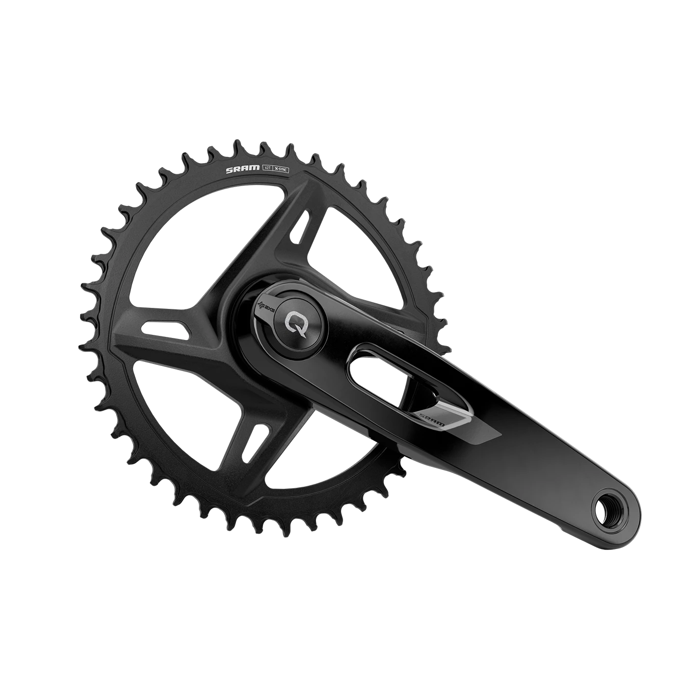 SRAM Rival XPLR E1 DUB Wide 12 Spd Power Meter Crankset - Black