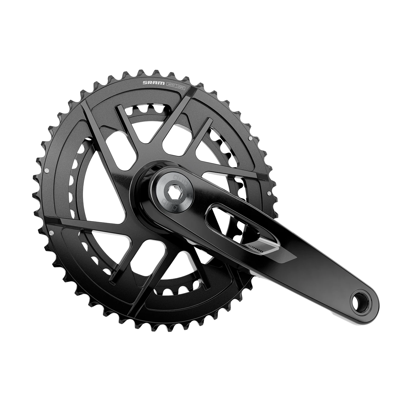 SRAM Rival E1 DUB 12 Spd Crankset - Black