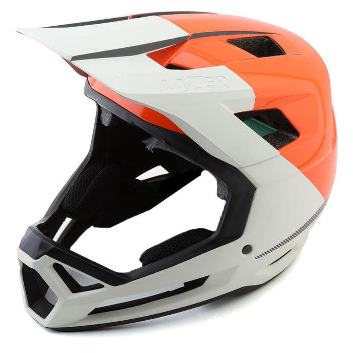 Lazer Cage Kineticore Full Face Helmet - Orange – Planet Cyclery