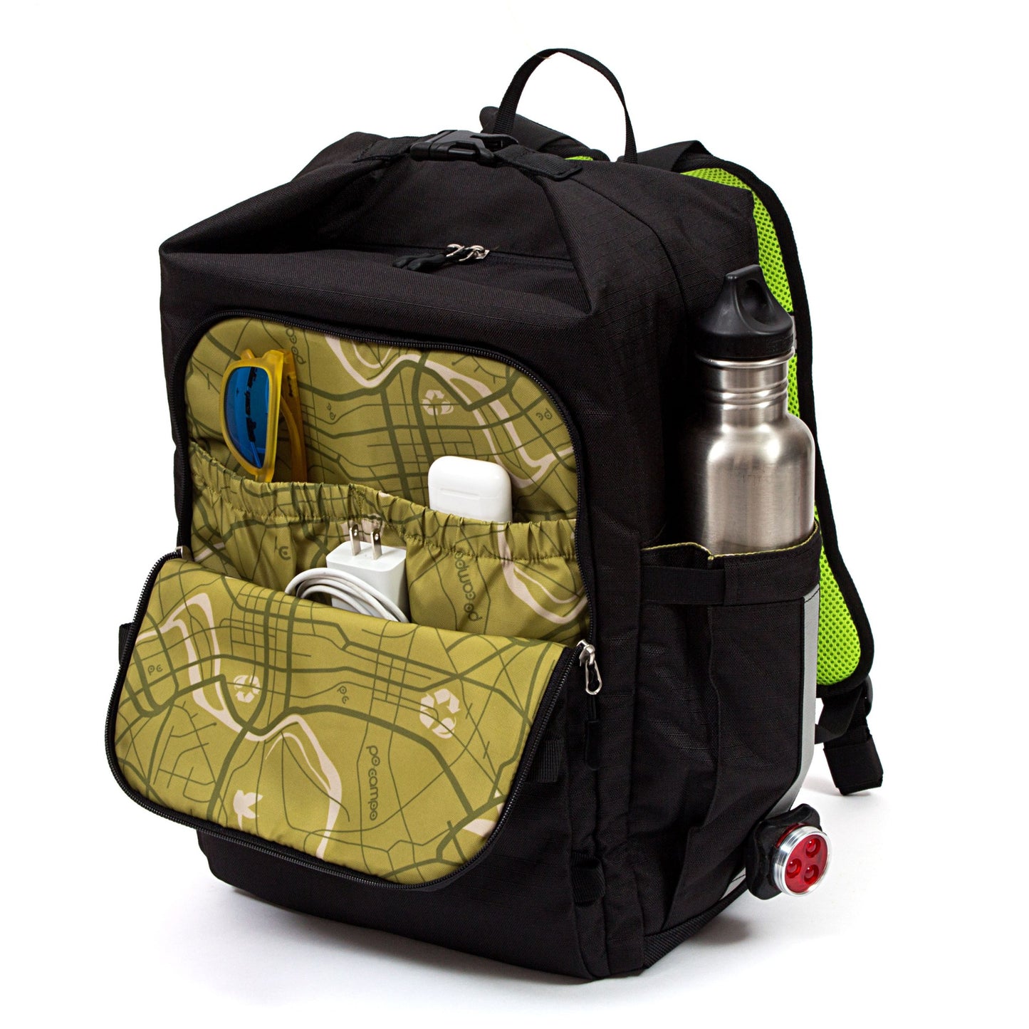 Po Campo Bedford Backpack Pannier - Black Ripstop