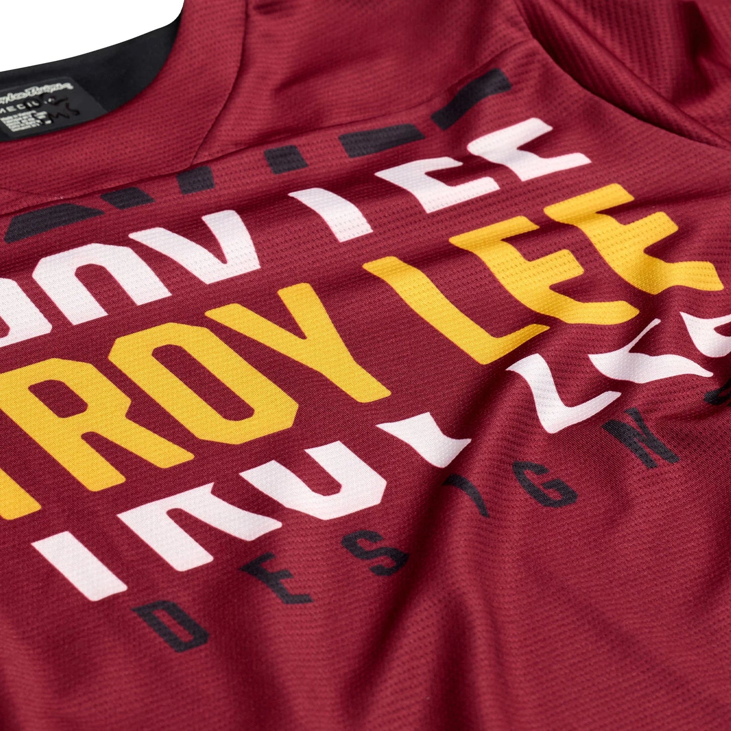Troy Lee Designs Ruckus 3/4 Sleeve MTB Jersey - Spun - Oxblood