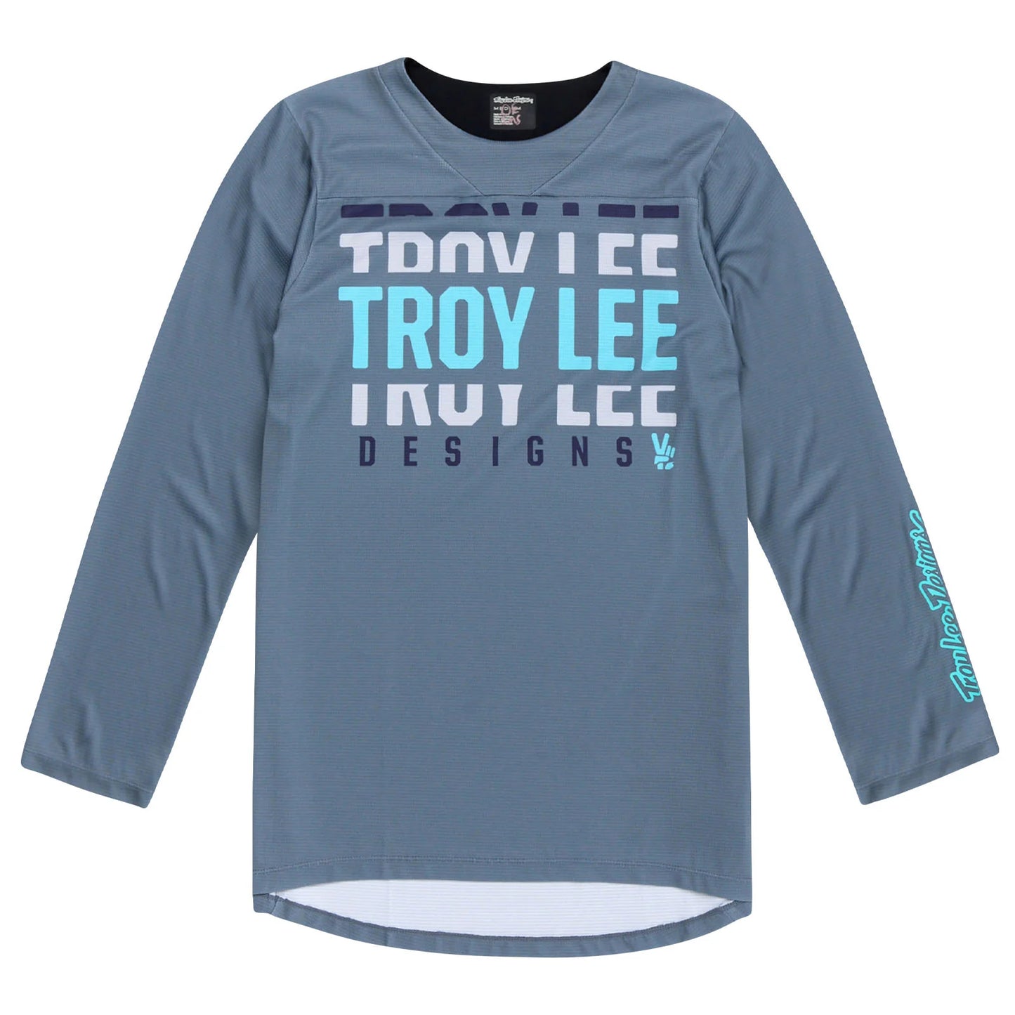 Troy Lee Designs Ruckus 3/4 Sleeve MTB Jersey - Spun - Steel Blue
