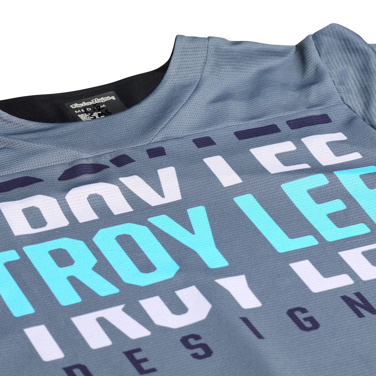 Troy Lee Designs Ruckus 3/4 Sleeve MTB Jersey - Spun - Steel Blue