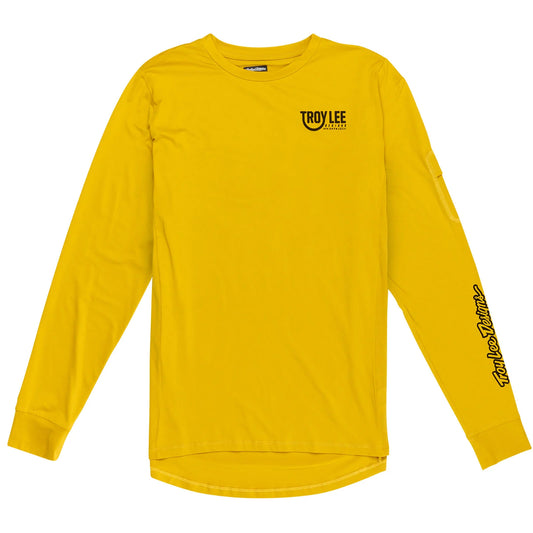 Troy Lee Designs Ruckus Long Sleeve Ride Tee - Eyez - Safron