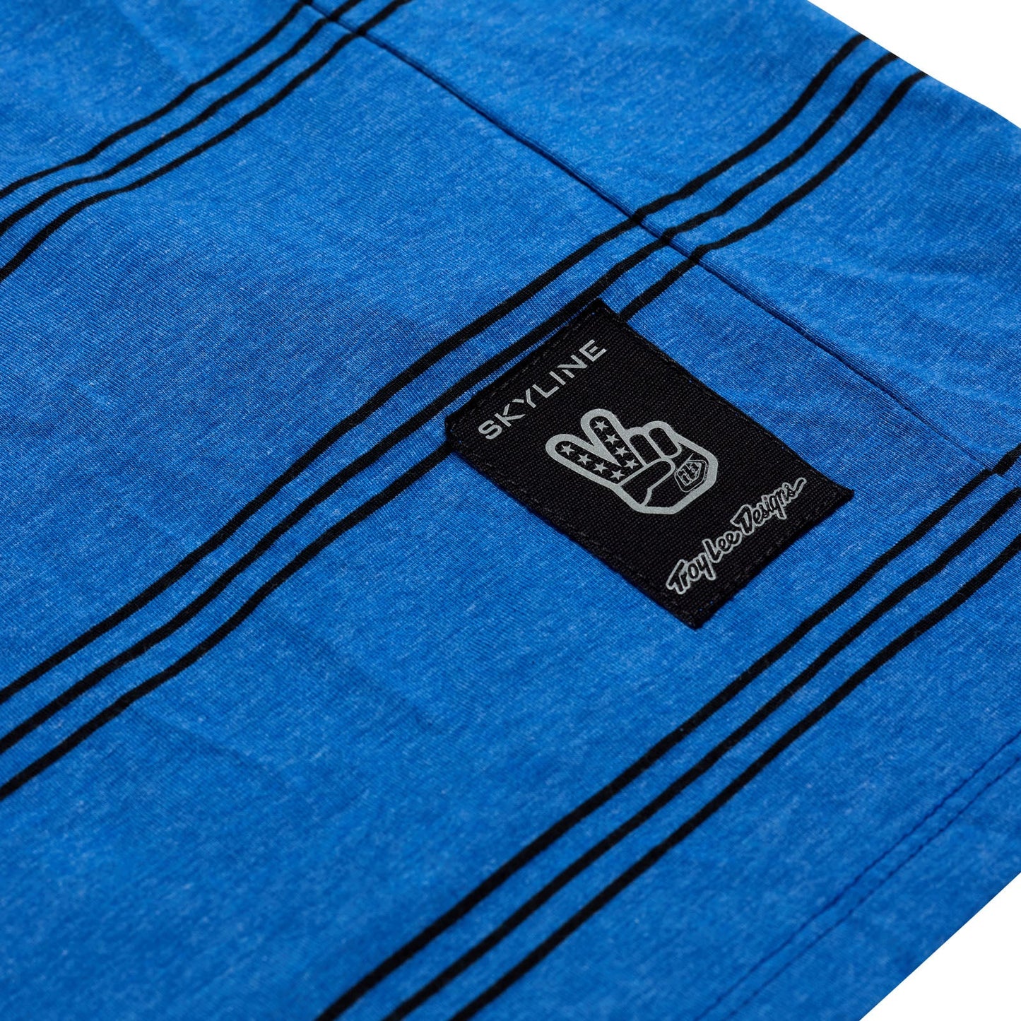 Troy Lee Designs Skyline Short Sleeve Ride Tee - Washed Out - Cobalt