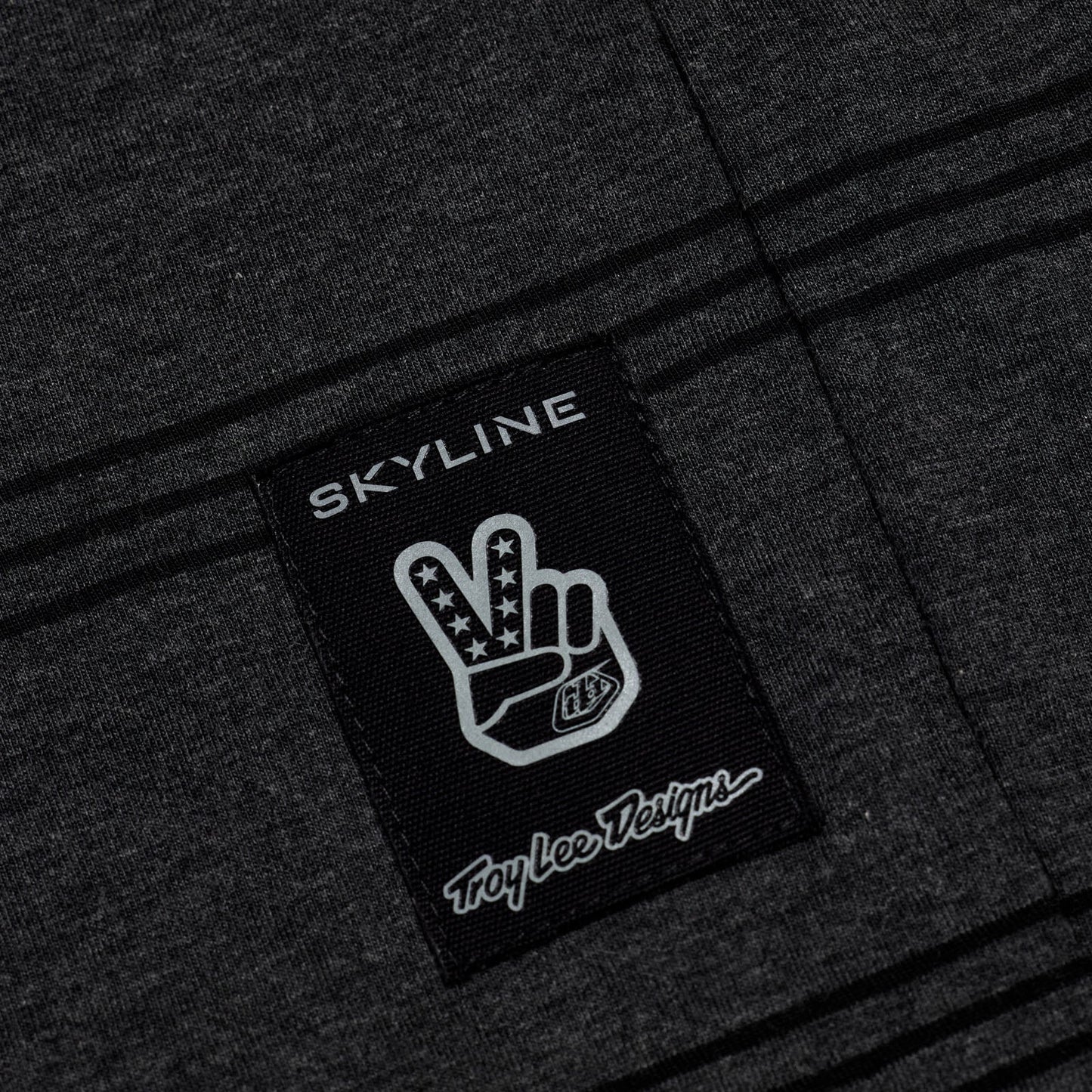 Troy Lee Designs Skyline Short Sleeve Ride Tee - Washed Out - Dark Cloud
