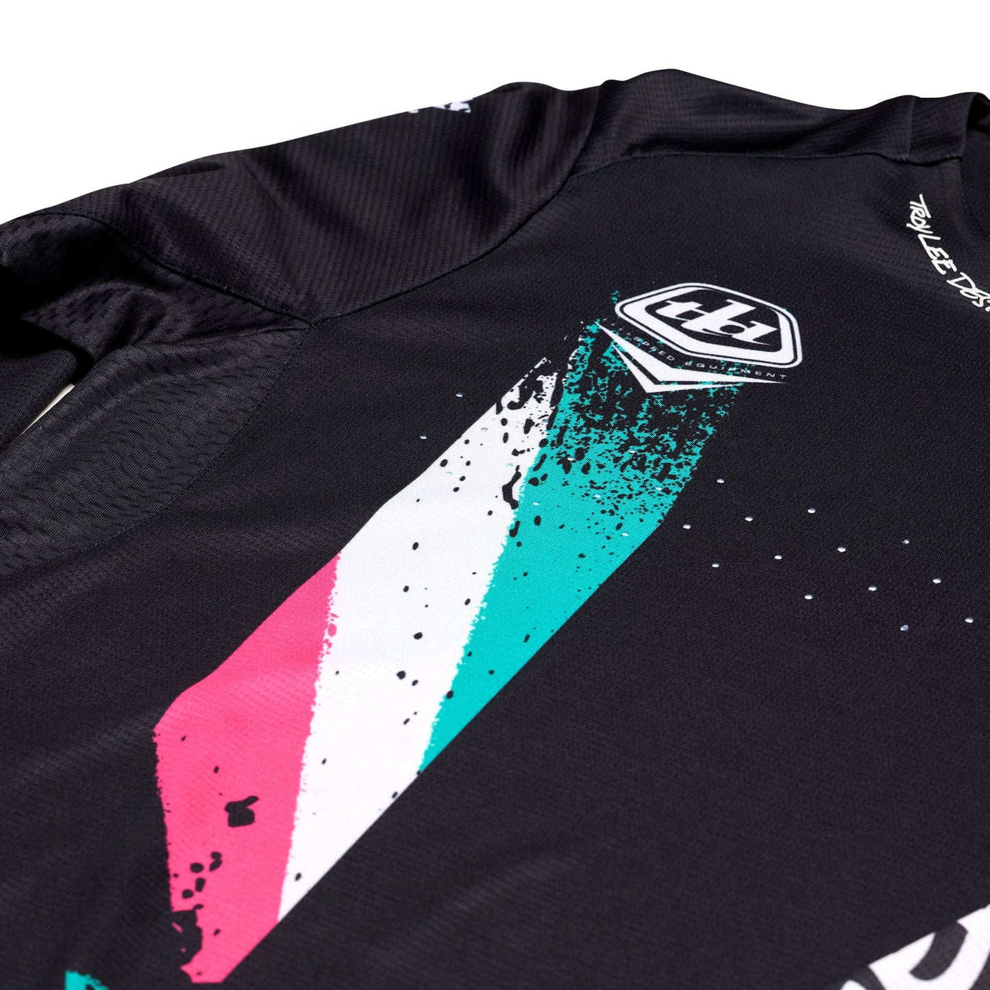 Troy Lee Designs Sprint Long Sleeve MTB Jersey - Full Pull - Black