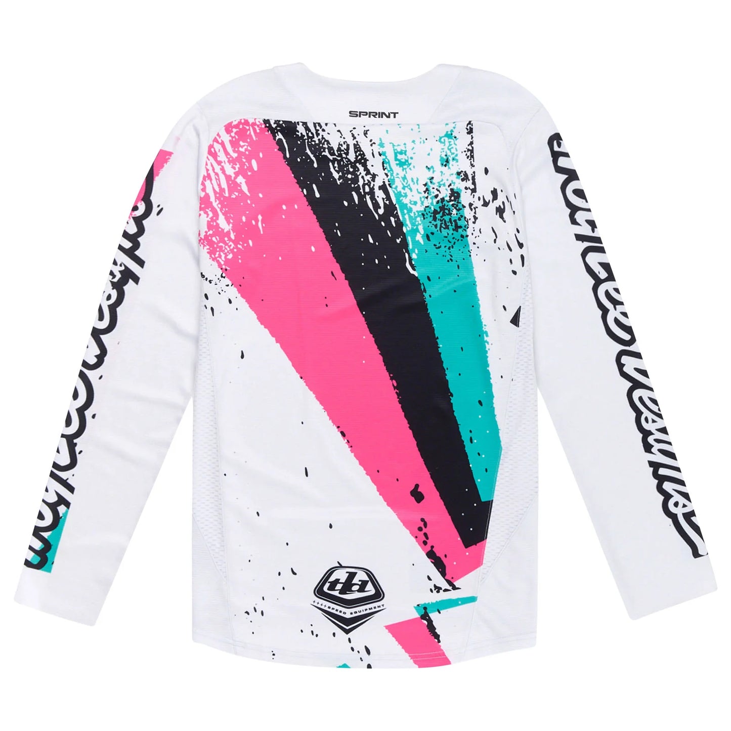 Troy Lee Designs Sprint Long Sleeve MTB Jersey - Full Pull - Chalk